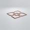 Ekena Millwork Small Olivia Decorative Fretwork Wood Wall Panels, Cherry, 11 3/8"W x 11 3/8"H x 3/8"T WALW12X12X0375OLVCH - alternate 5